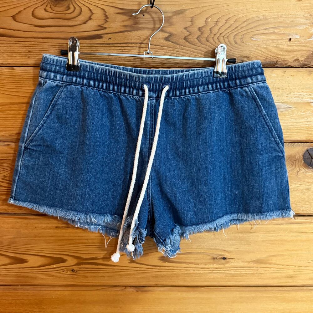 Aerie Jean Drawstring Shorts Small